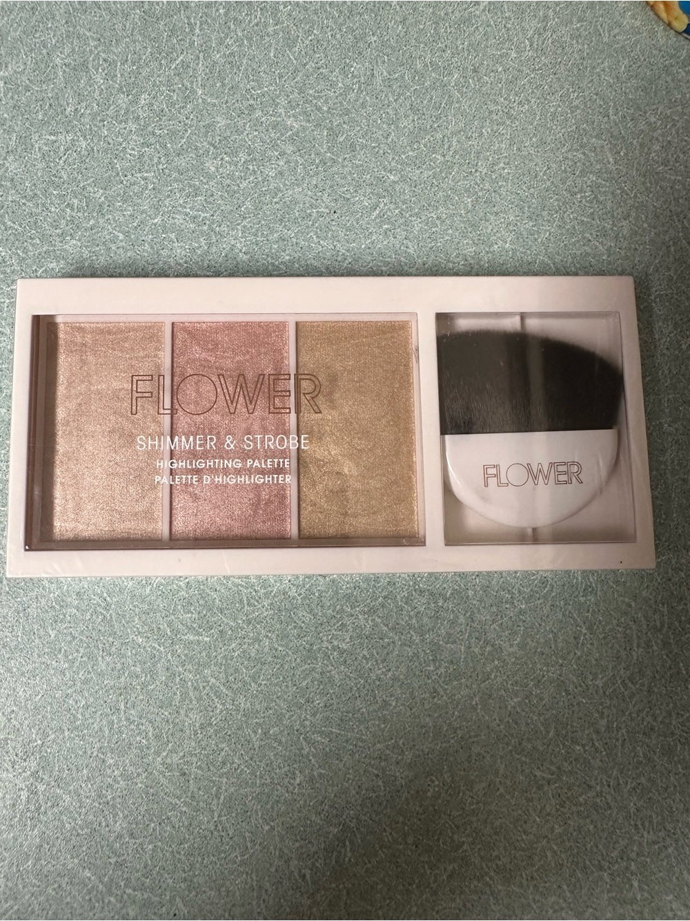 Shimmer & Strobe FLOWER Highlighting Palette - Pink and Gold NEW